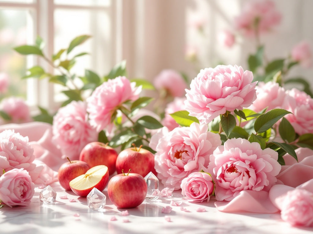 Spring Peony Garden wax melts in eco-friendly packaging